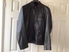 Imper Piel gents black leather jacket, size 56. Lovely soft leather, never worn