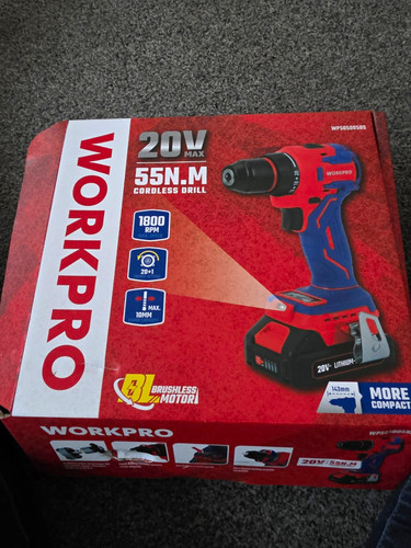 Workpro 20v max - 20v, brushless