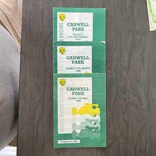 Cadwell Park - BRSCC Racing Programmes. September 1987 - March & May 1988.