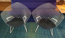 Pair of Vintage MCM Diamond