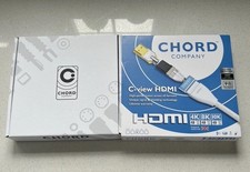 Genuine Chord C-View 4k 8K 10K Audio eARC HDCP2.3 1.5M HDMI 2.1 48GBps Cable