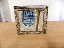 Troika Pottery Cube Vase 