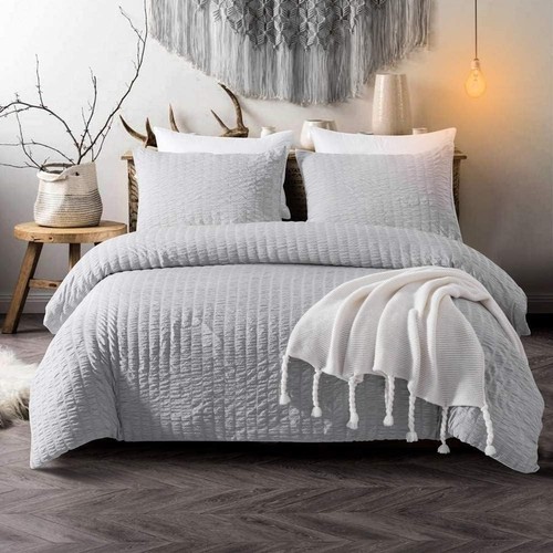 Bedding set textured duvet - set,