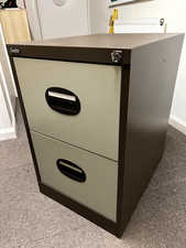 Silverline 2 Draw Metal Filing Cabinet