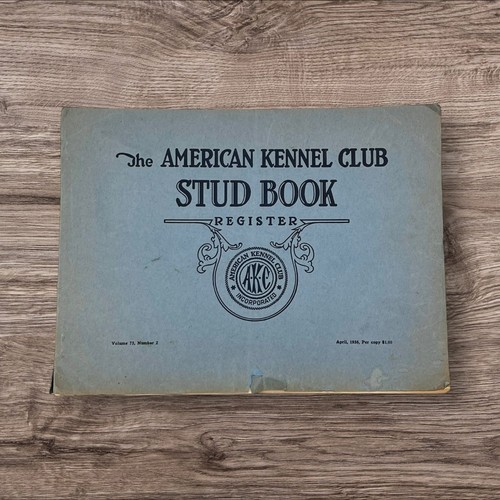 American kennel club stud - stud, book