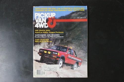Pickup van 4wd - magazine, july