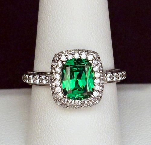 Tacori cushion cut green - cut,