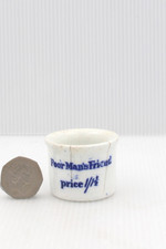 VINTAGE c1900s BEACH BARNICOTT Dr ROBERTS BRIDPORT POOR MANS FRIEND OINTMENT POT