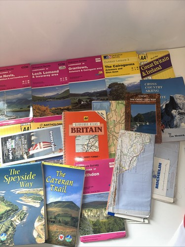 Scotland map bundle atlas - bundle, atlas￼