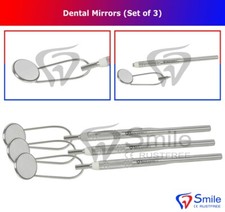 Dental Mouth Mirrors Set Of 3