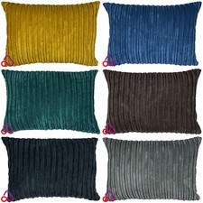Rectangle Jumbo Cord Cushion Cover Soft Feel Handmade Pillow Case Sofa Bed Decor