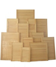 SALE | Clear Pine Louvre Cupboard, Wardrobe, Slatted, Vented Doors  | MANY SIZES