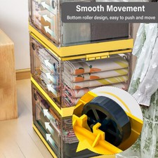 Clear Stackable Plastic Crate