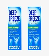 2 X Deep Freeze Cold Gel 100g 
