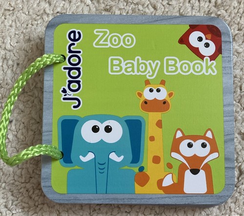 Small wooden adore book - j’adore,