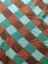 Vintage Retro Geometric Mid Century Rug Blanket Picnic Kitsch Harlequin Witney