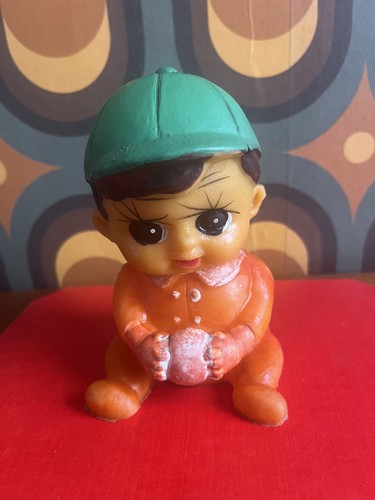 Boy with ball squeaky - ball, toy