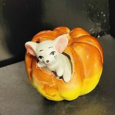 Mouse pumpkin ceramic - mouse, in