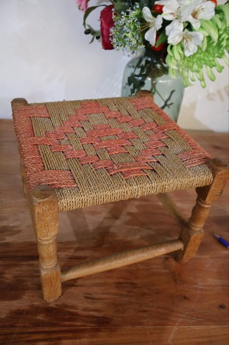 Vintage oak and - oak, wicker