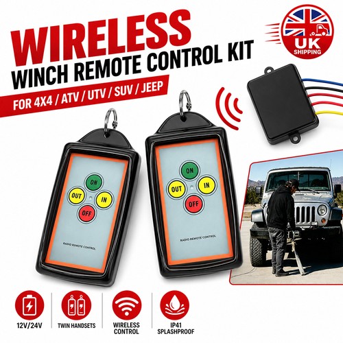 Twin handset winch remote - handset,