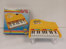 Avril Grande Piano Bontempi Baby Toy 7 Notes In Original Box - Used B62 W363
