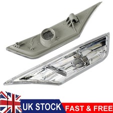 2PCS For Honda Civic 2016-2021 Clear Side Marker Lamp Turn Signal Light Housing
