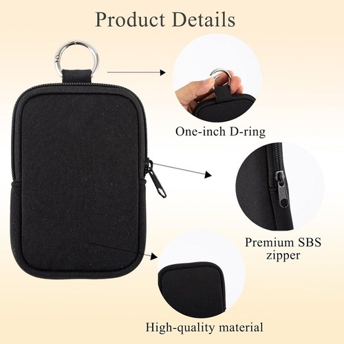Black nylon portable - portable, inhaler