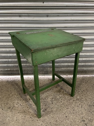 Vintage green wooden - vintage,
