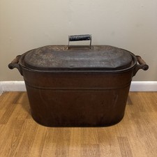 Antique Copper Boiler Wash Tub