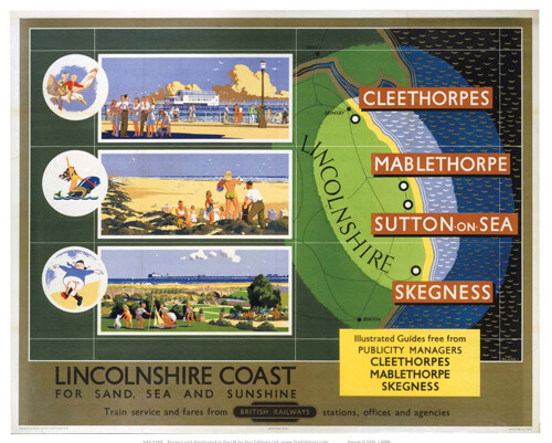Vintage lincolnshire coast - vintage,