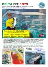 SANDEEL LURES DELTA EEL (FOUR