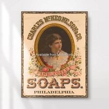 Victorian Bathroom Art Vintage