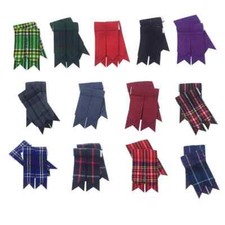Scottish Kilt Sock Flashes various Tartans/Highland Kilt Hose Flashes