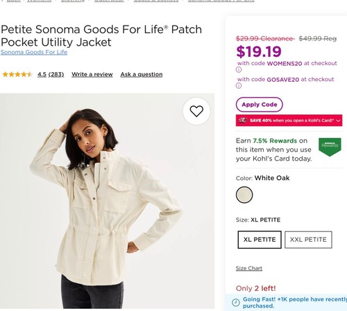 Petite sonoma goods - for, life