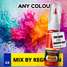 Touch paint mixed car - up,