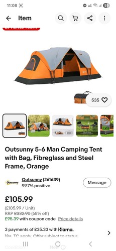 Outsunny man camping - outsunny,