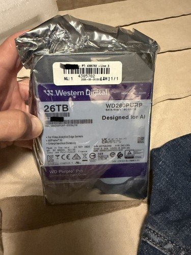 Purple pro 26tb hard drive - wd,
