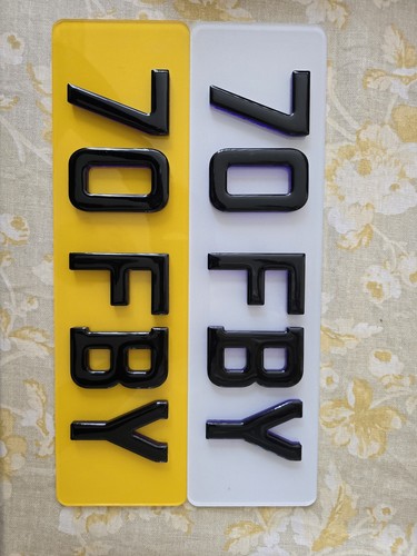 Dateless number plate - dateless,