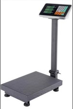 Commercial Digital Electronic Computing Platform Scale, 100KG Heavy Duty Folding