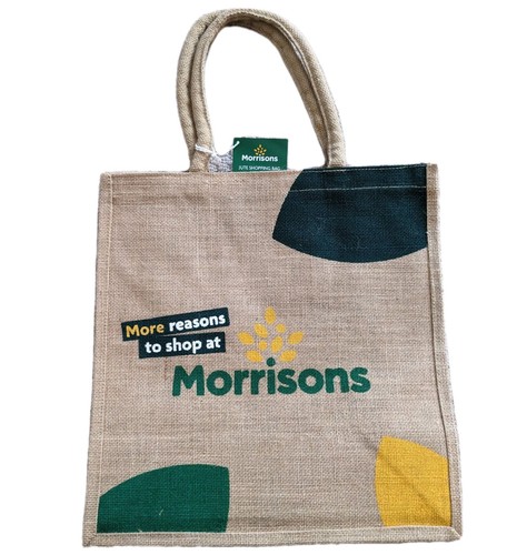 Morrisons block fabric jute - block,