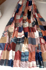 Door Curtain Patchwork Wool