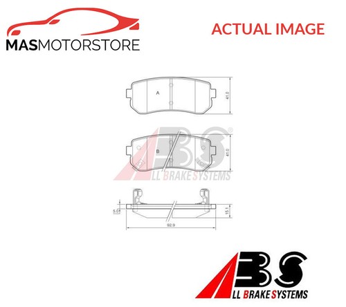 Brake pads set braking - set,