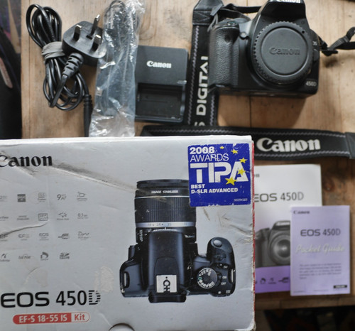 Canon eos 450d 2mp dslr - 12.2mp,