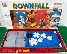 Vintage Downfall Board Game 1977 Long Box Edition MB Games Retro Toy - Complete