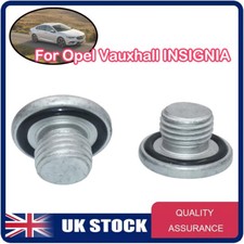 2X OIL PAN SUMP PLUGS FOR VAUXHALL INSIGNIA ASTRA CORSA VECTRA ZAFIRA 652477 UK