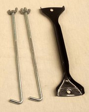 UNIVERSAL CAR VAN BOAT BATTERY RETAINING CLAMP BRACKET AND J BOLT TIE HOLD DOWN