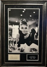 Signed Audrey Hepburn Framed