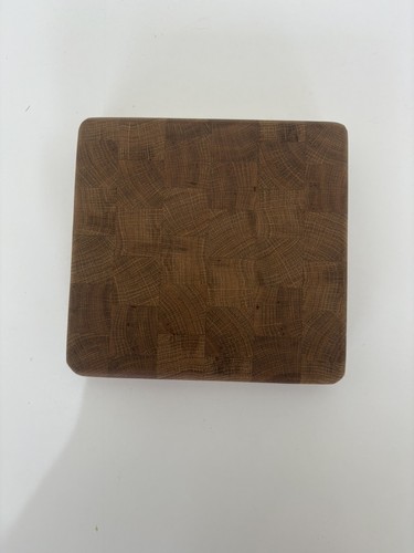 Solid oak butchers block - butchers, end