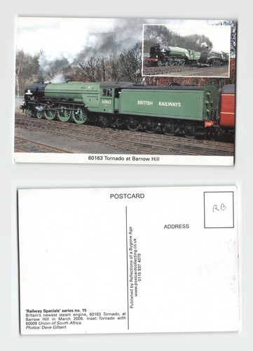 Postcard 60163 tornado steam - 60163,