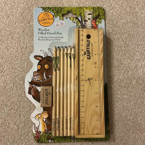 The gruffalo wooden pencil box - gruffalo,